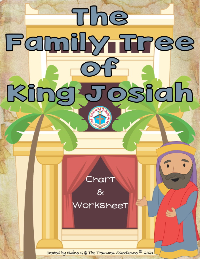 The family tree of king josiah chart and worksheet made by teachers