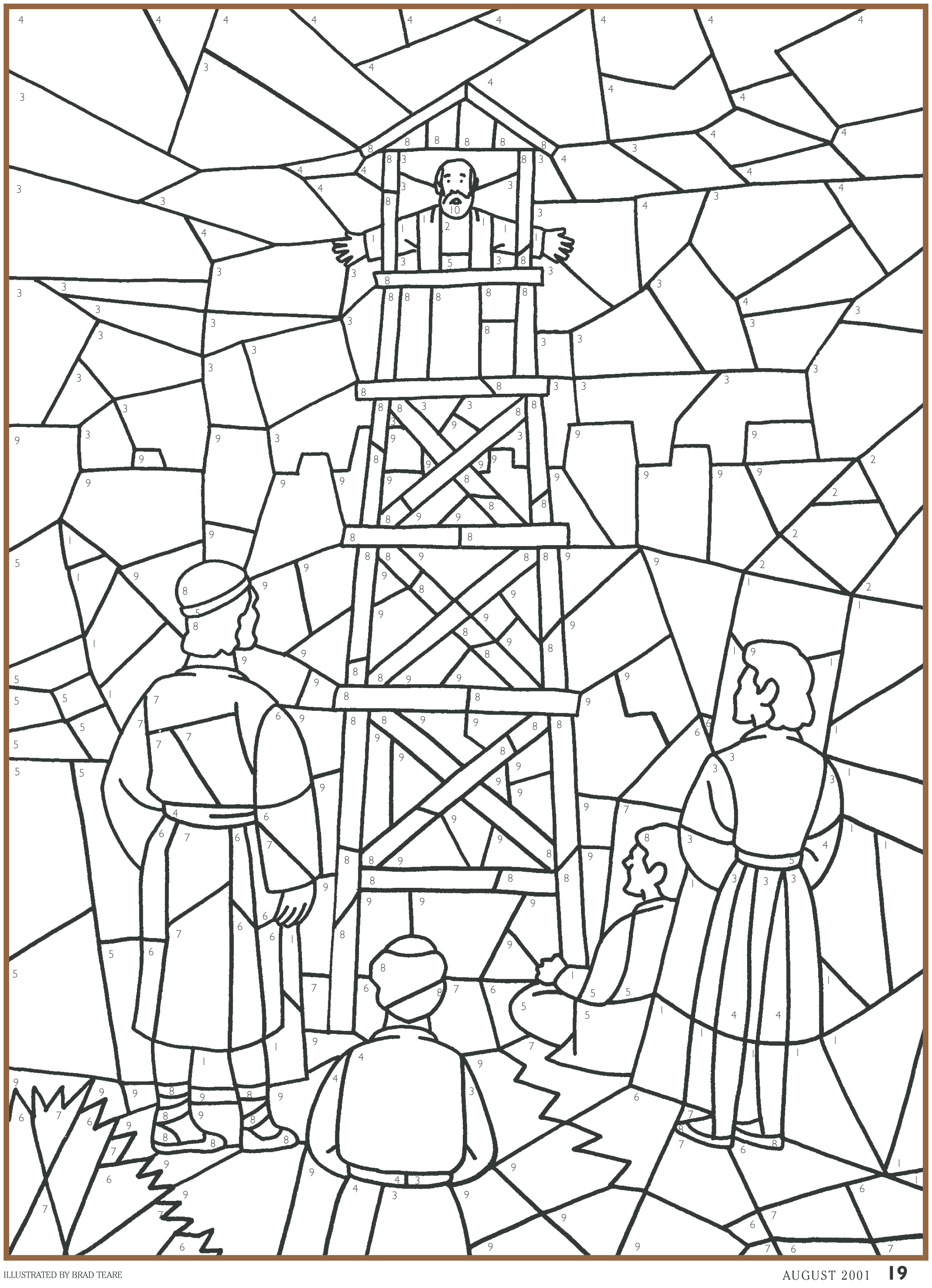 Coloring pages lds lesson ideas