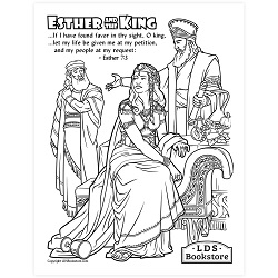 Moses and the promised land coloring page