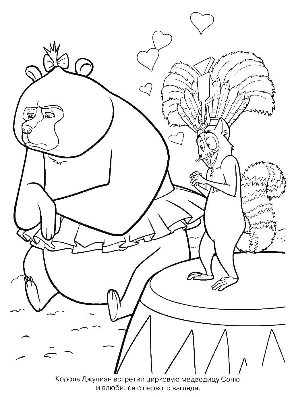 Online coloring pages madagascar coloring pages for kids