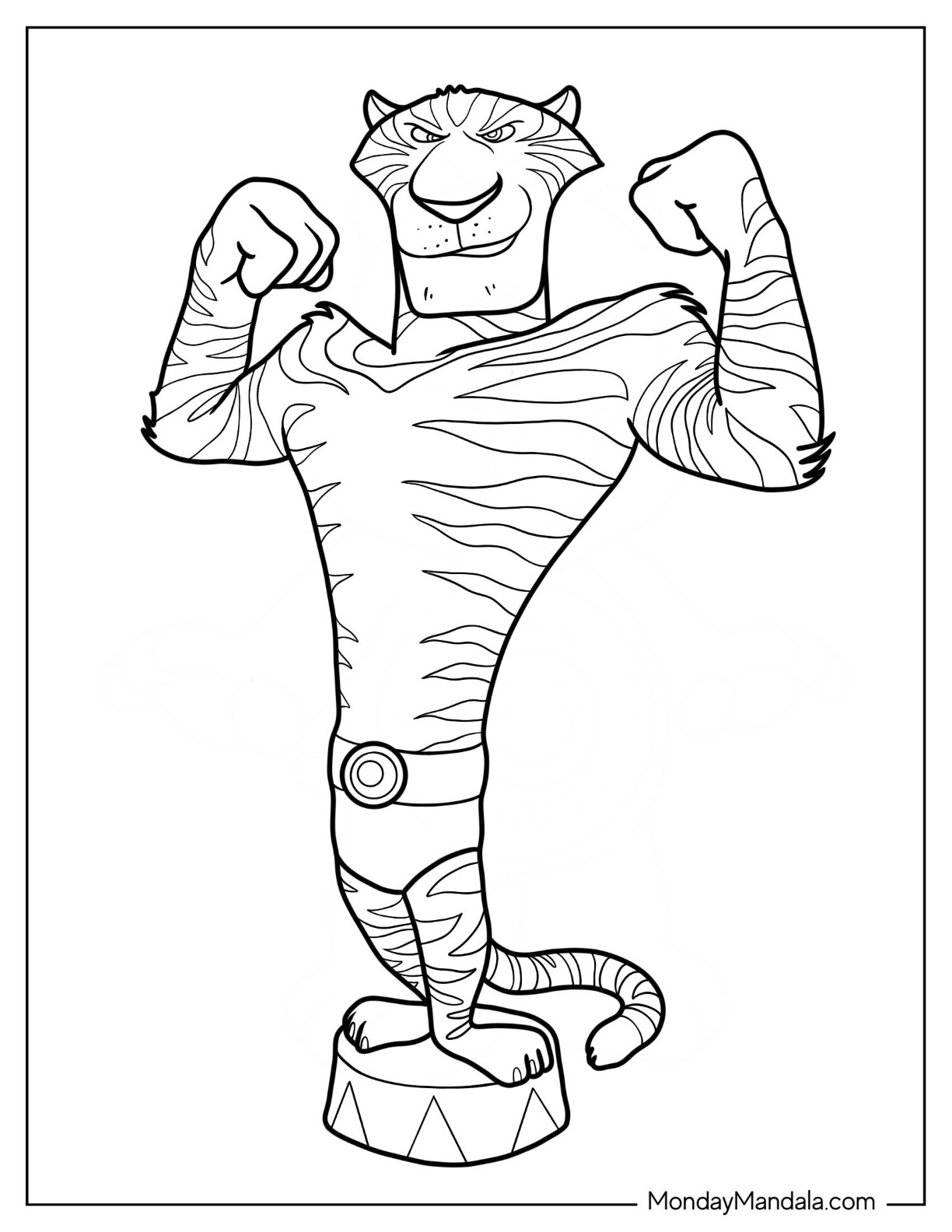 Madagascar coloring pages free pdf printables