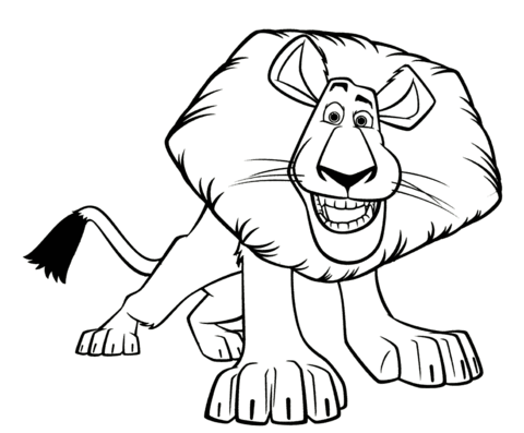 Madagascar coloring pages free coloring pages