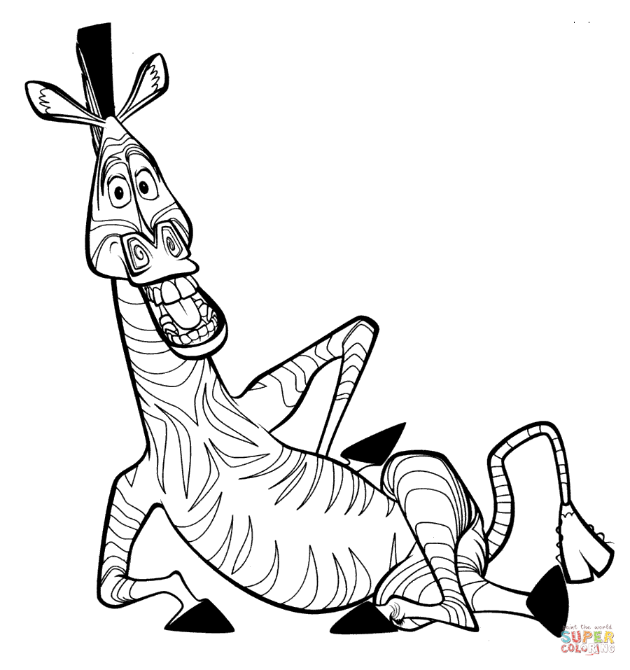 Marty coloring page free printable coloring pages