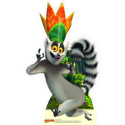 Life size king julien cardboard cutout