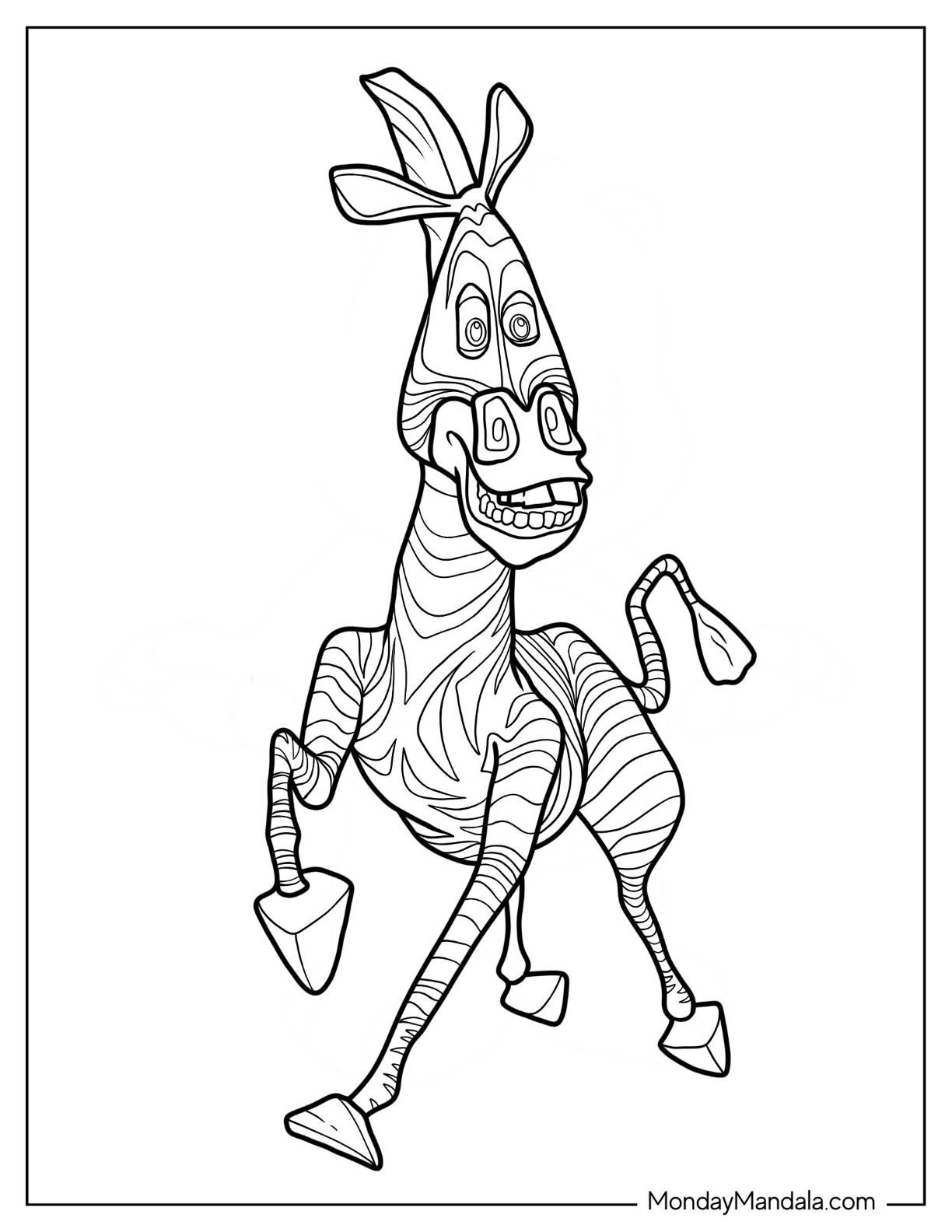 Madagascar coloring pages free pdf printables