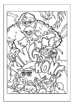 Discover the magic printable king kong coloring pages collection unleashed