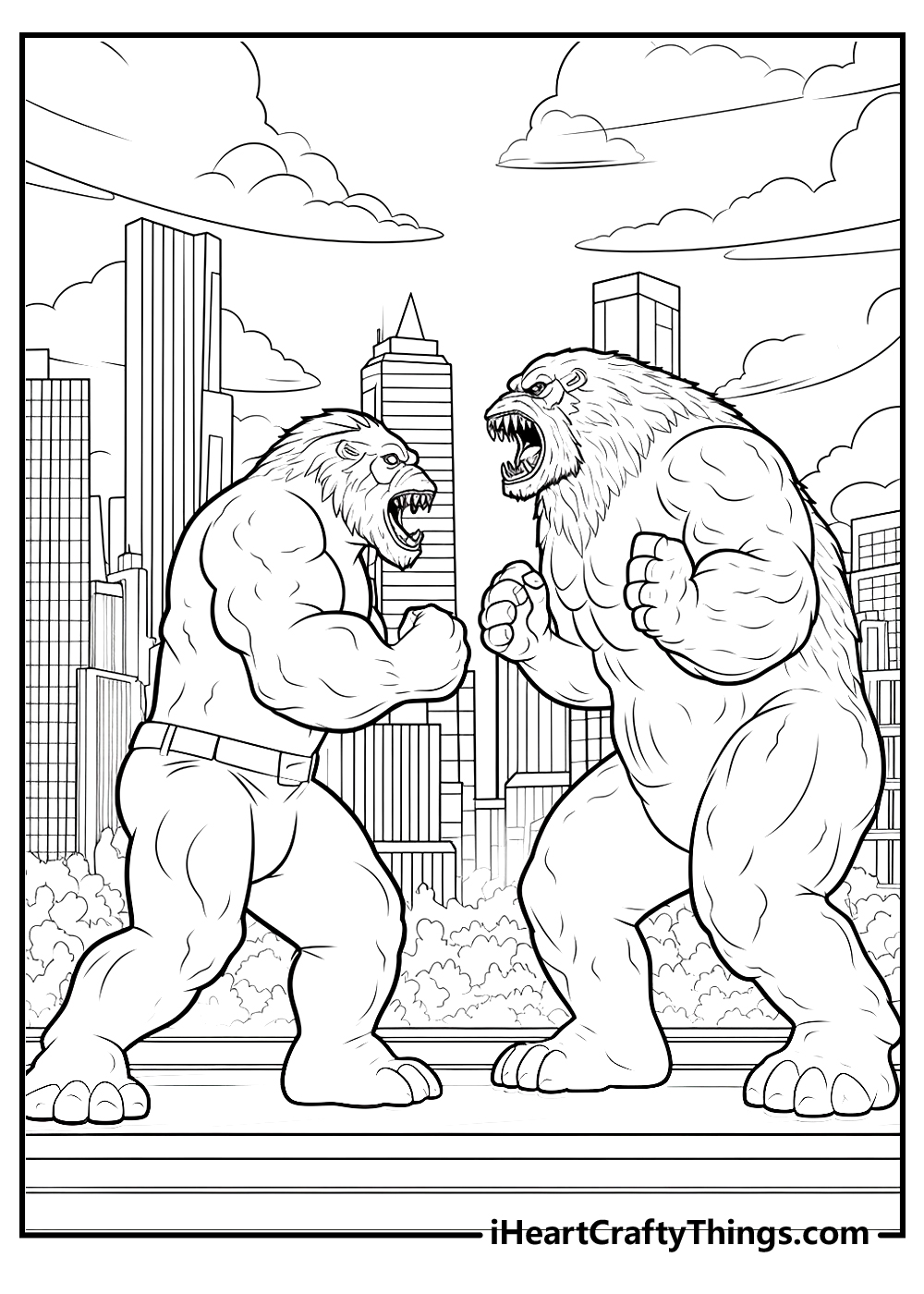 Printable king kong coloring pages updated