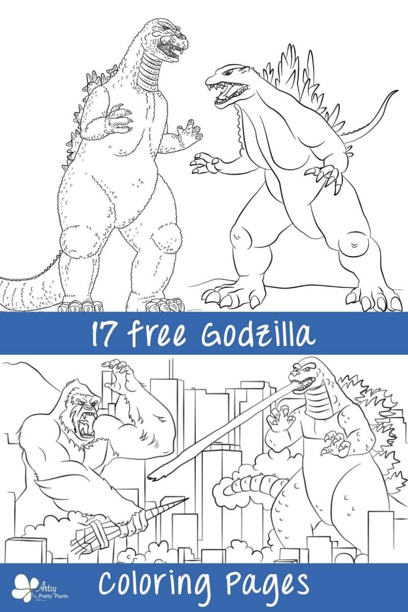 Free godzilla coloring pages