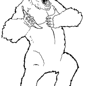 King kong coloring pages printable for free download