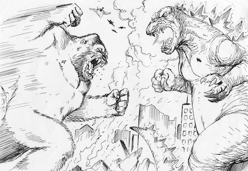 Steam topluluäu king kong vs godzilla