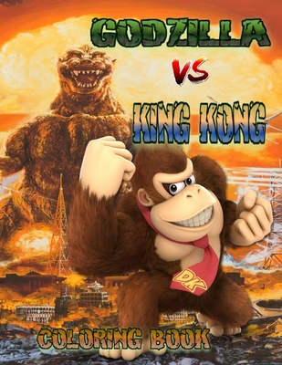 Godzilla vs king kong coloring book amazing drawings