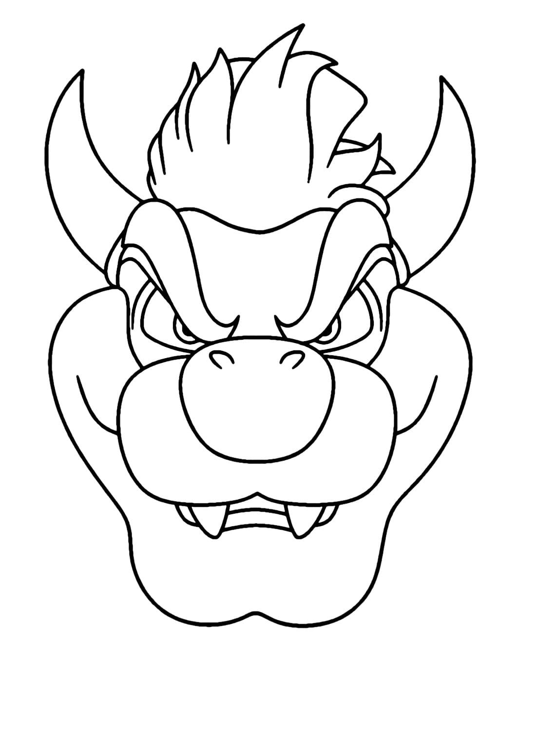 Bowser coloring pages