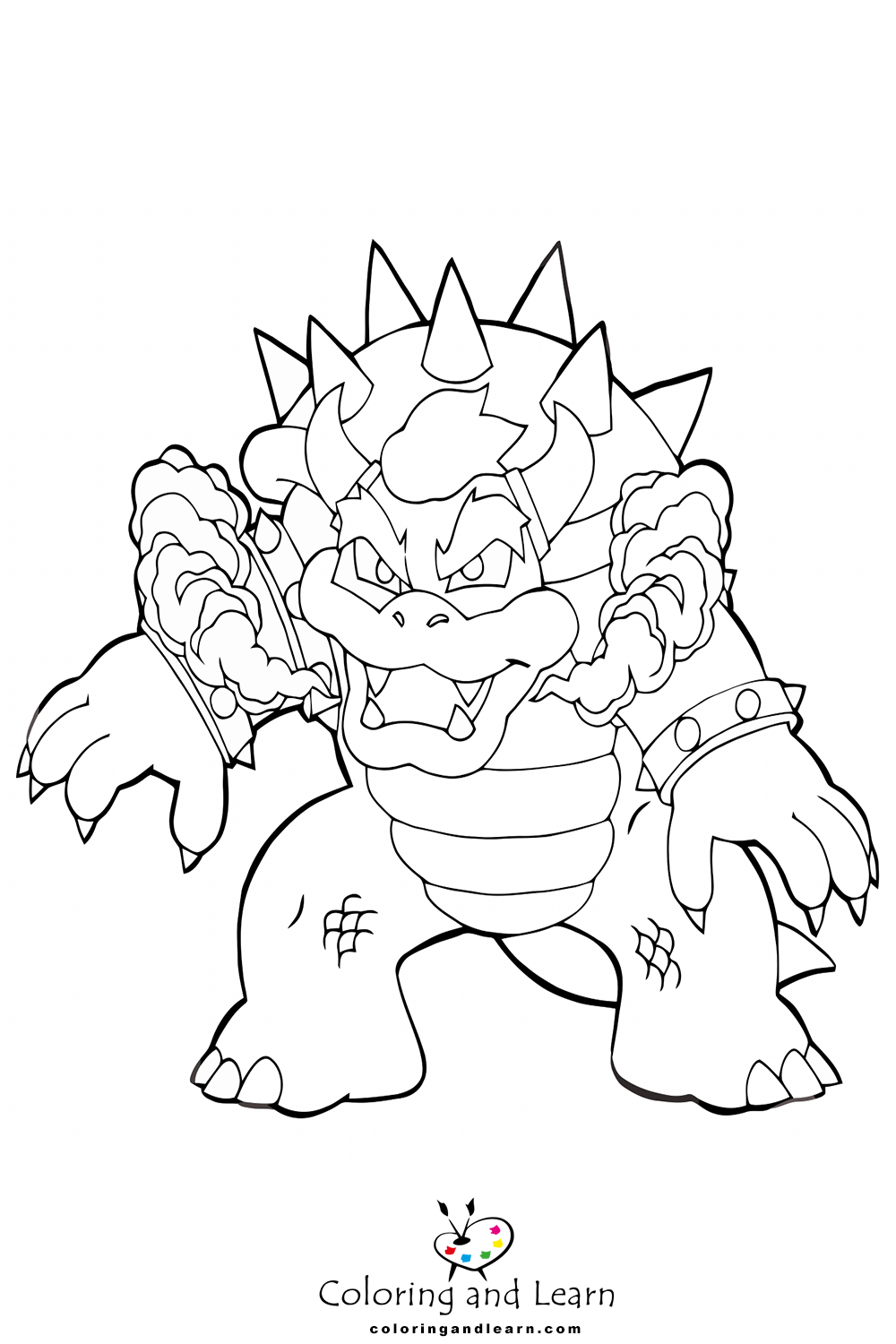 Bowser coloring pages