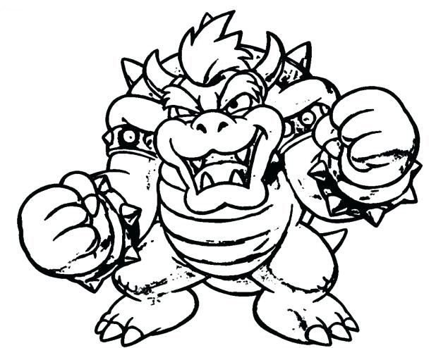 Bowser coloring pages