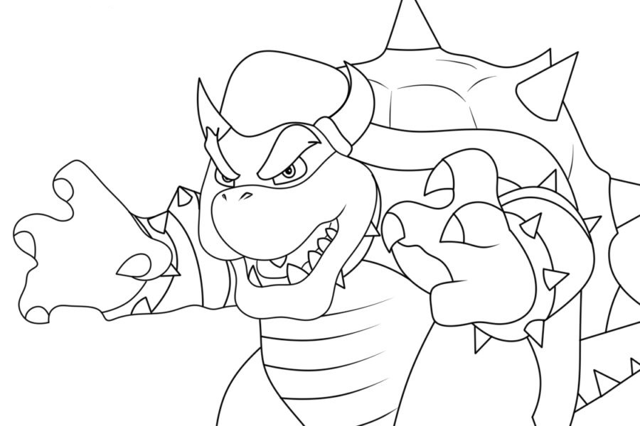 Bowser coloring pages by coloringpageswk on