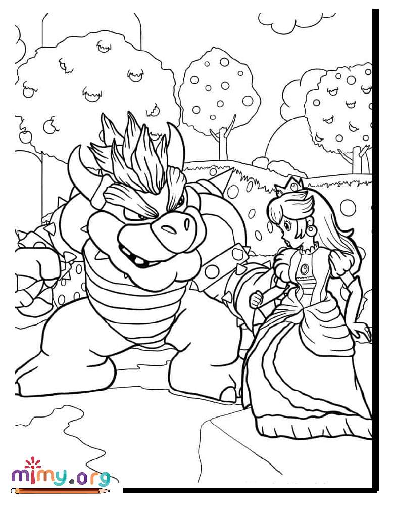 Unleash your creativity with bowser coloring pages a joyful journey into the koopa kingdom