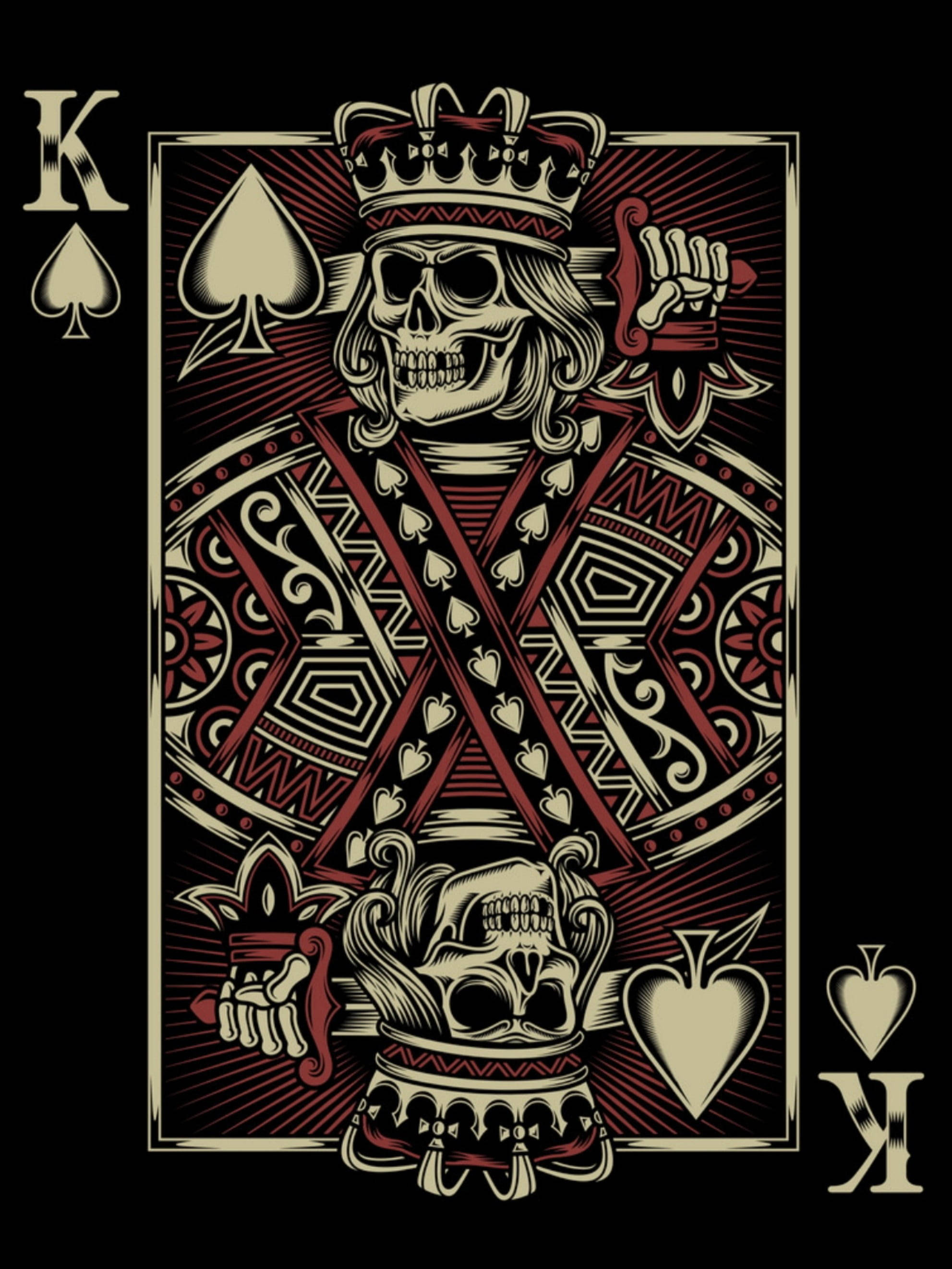 Download card king iphone wallpaper