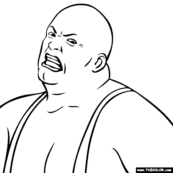 King kong bundy coloring page