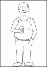 Coloring pages king of the hill l