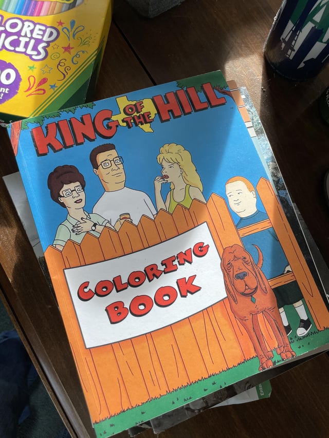 Coloring book rkingofthehill