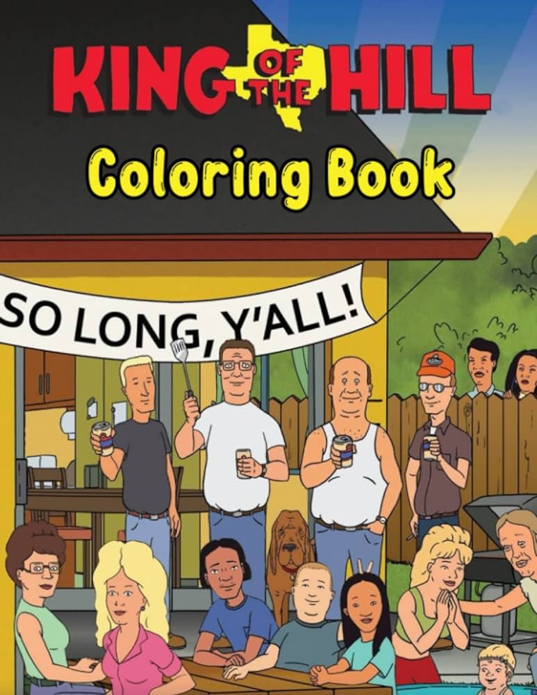 King coloring book creativity a collection of perfection the original hill creative adults with exclusive images schimscheiner joel books