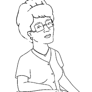 King of the hill coloring pages printable for free download