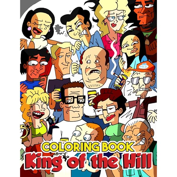 King coloring book creativity a collection of perfection the original hill creative adults with exclusive images schimscheiner joel books