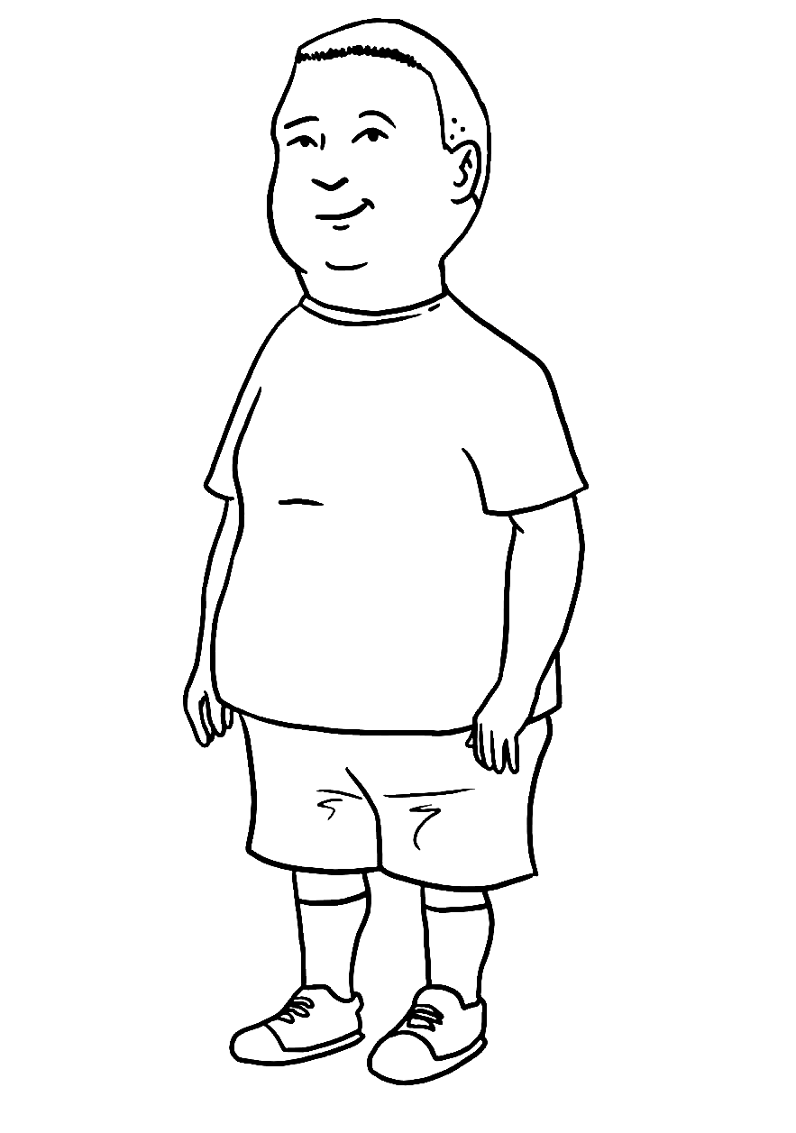 King of the hill coloring pages printable for free download