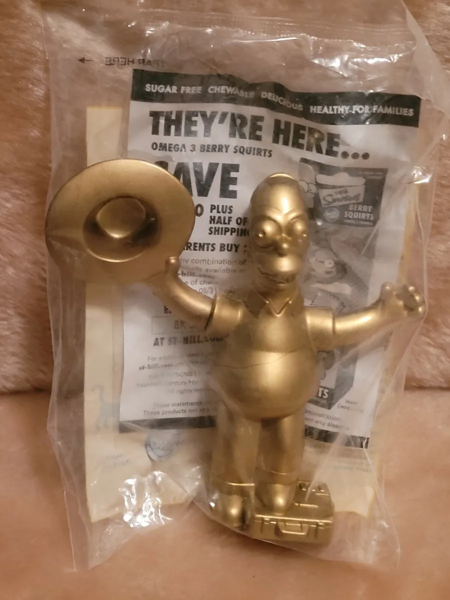 The simpsons movie burger king figure