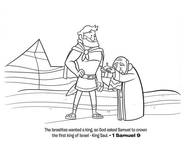 Pin on king saul coloring pages