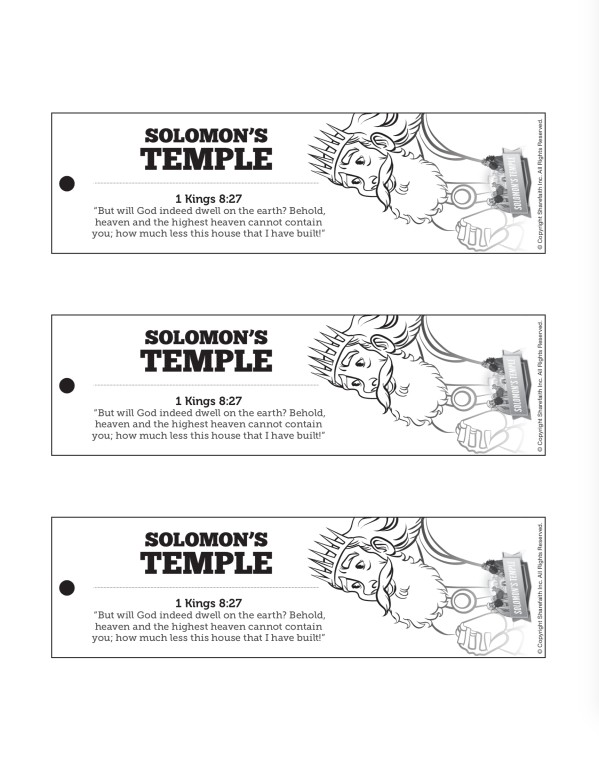 Kings solomons temple kids bible story clover media