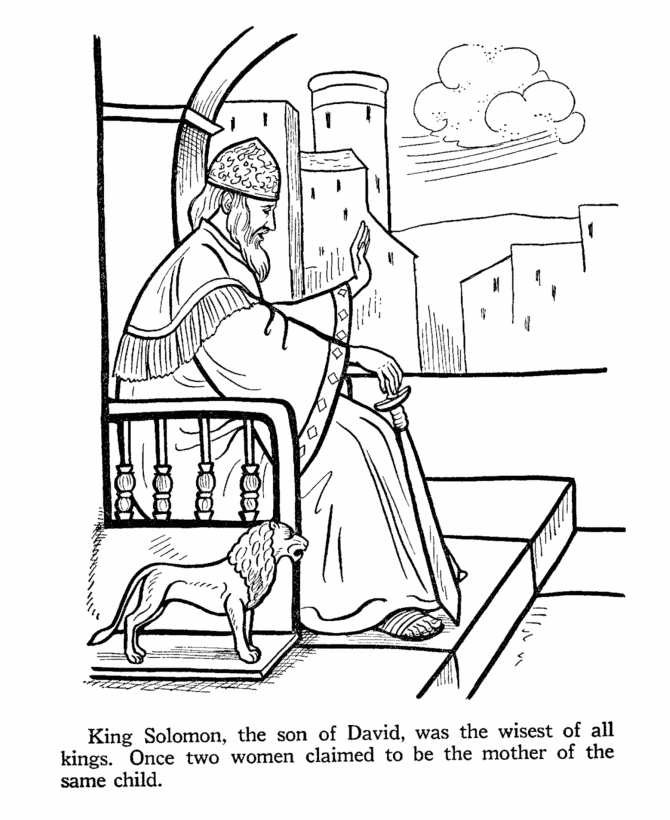 Old testament bible coloring pages