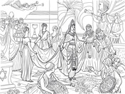 King solomon coloring pages free coloring pages