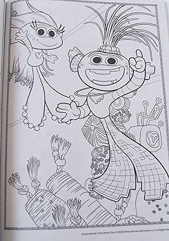 Trolls world tour coloring and activity book