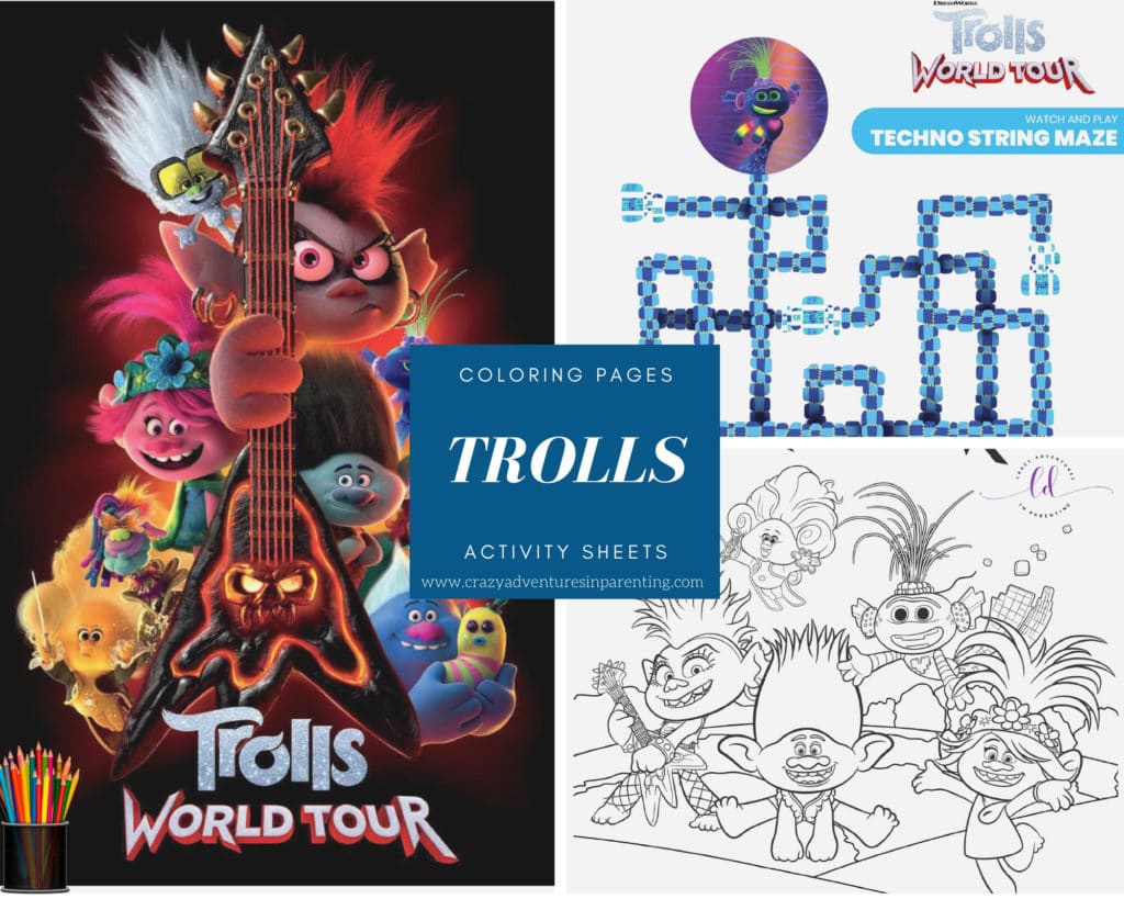 Free printable trolls coloring pages activity sheets zoom backgrounds more crazy adventures in parenting