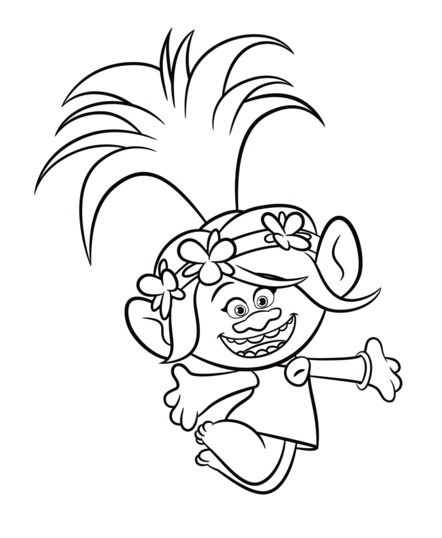 Poppy from trolls coloring page poppy coloring page free printable coloring pages crayola coloring pages