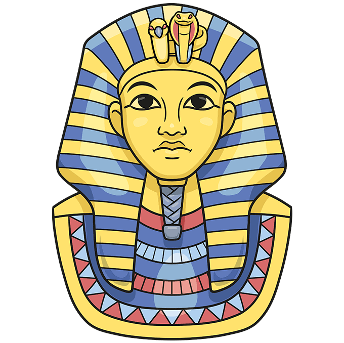 How to draw king tut