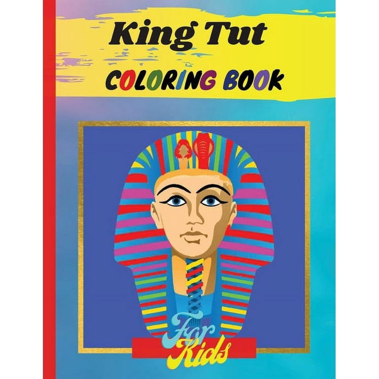 King tut coloring book an artists coloring book paperback