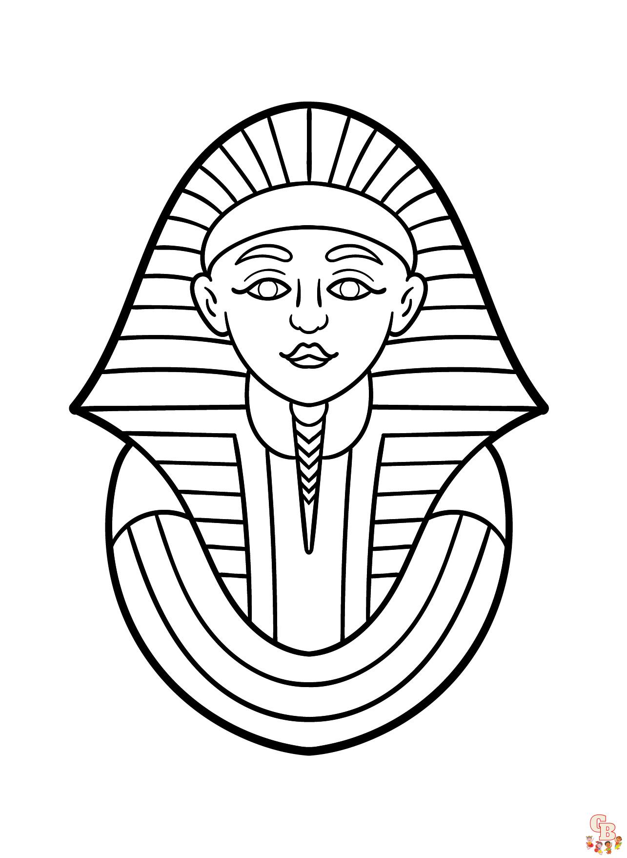Explore the mystical world of egypt with egyptian coloring pages