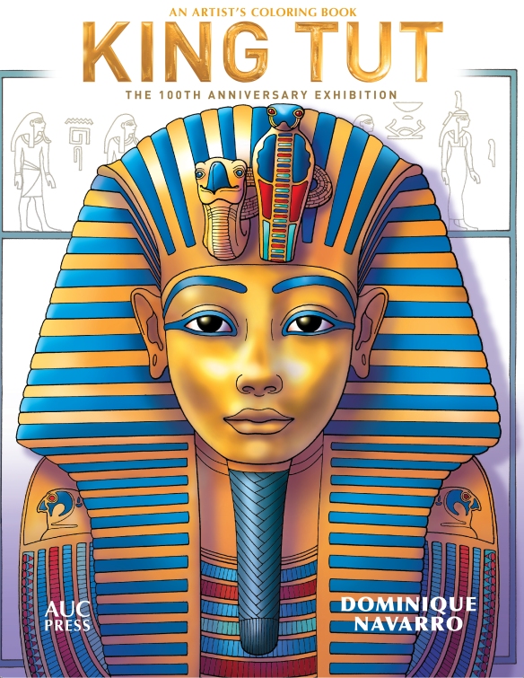 King tut th anniversary coloring bookâ on sale with the world tour exhibition nature unfolding