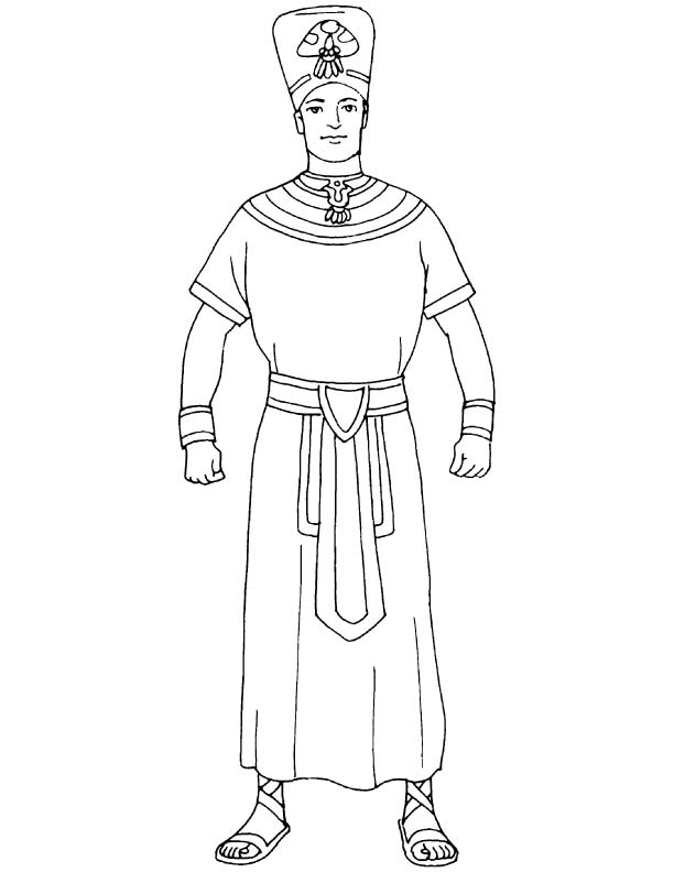 Egyptian king costume coloring page download free egyptian king costume coloring page for kids best coloring pages