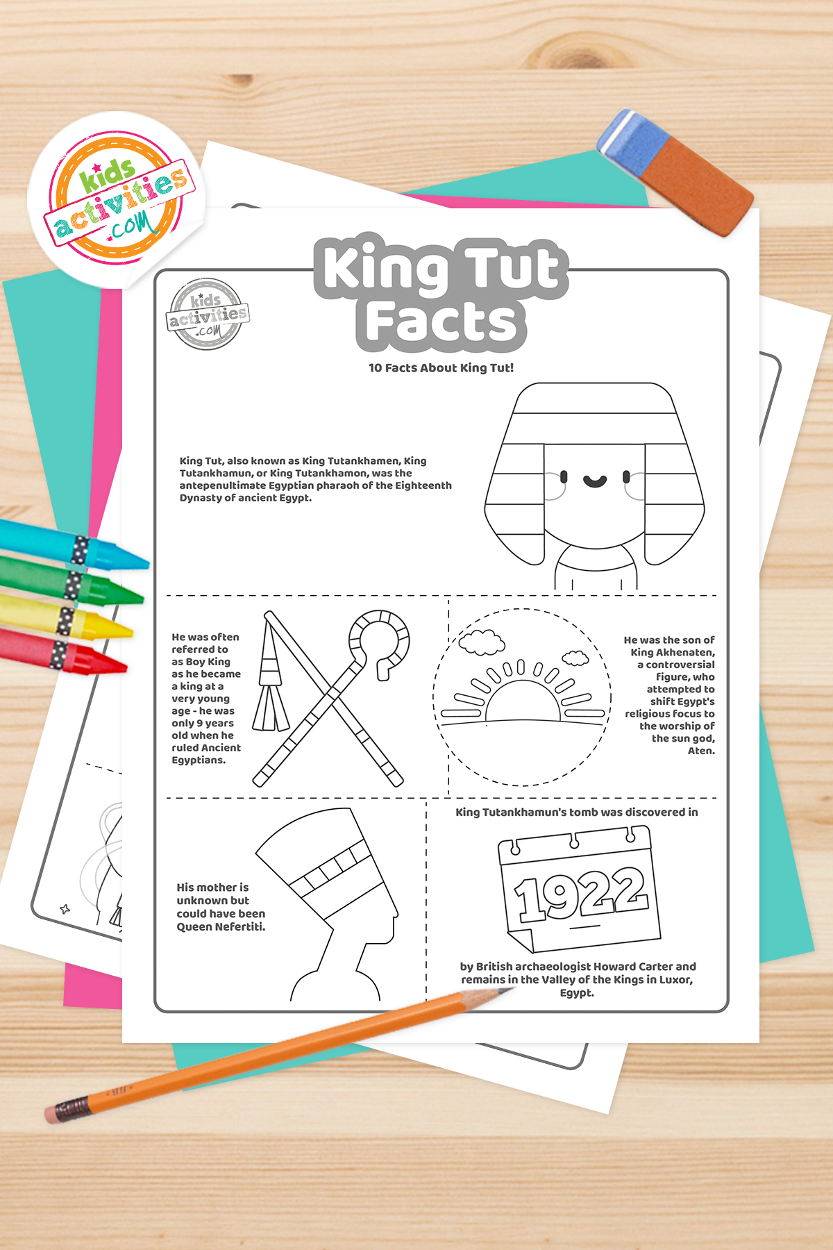 Interesting king tut facts for kids kids activities blog