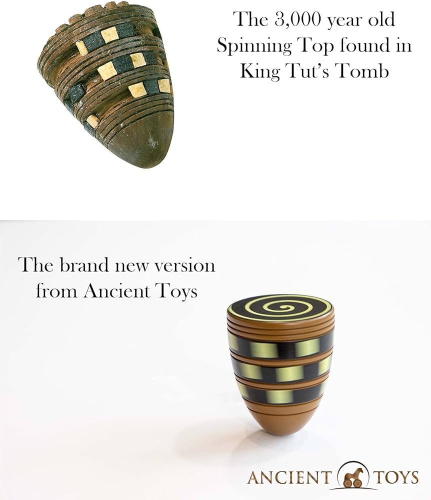 Ancient toys â wooden spinning top