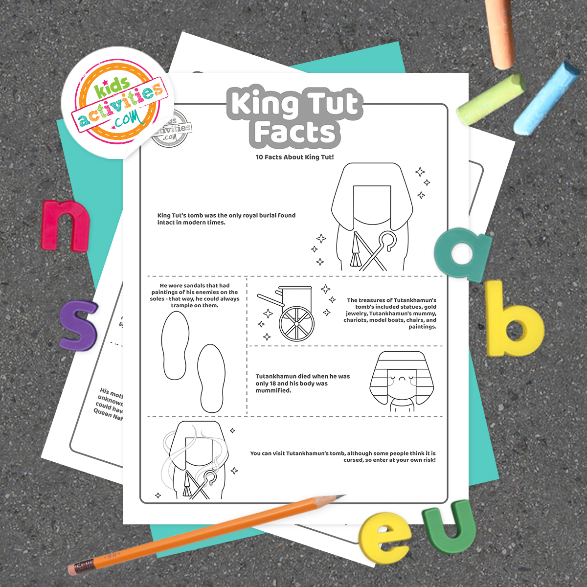 Interesting king tut facts for kids kids activities blog