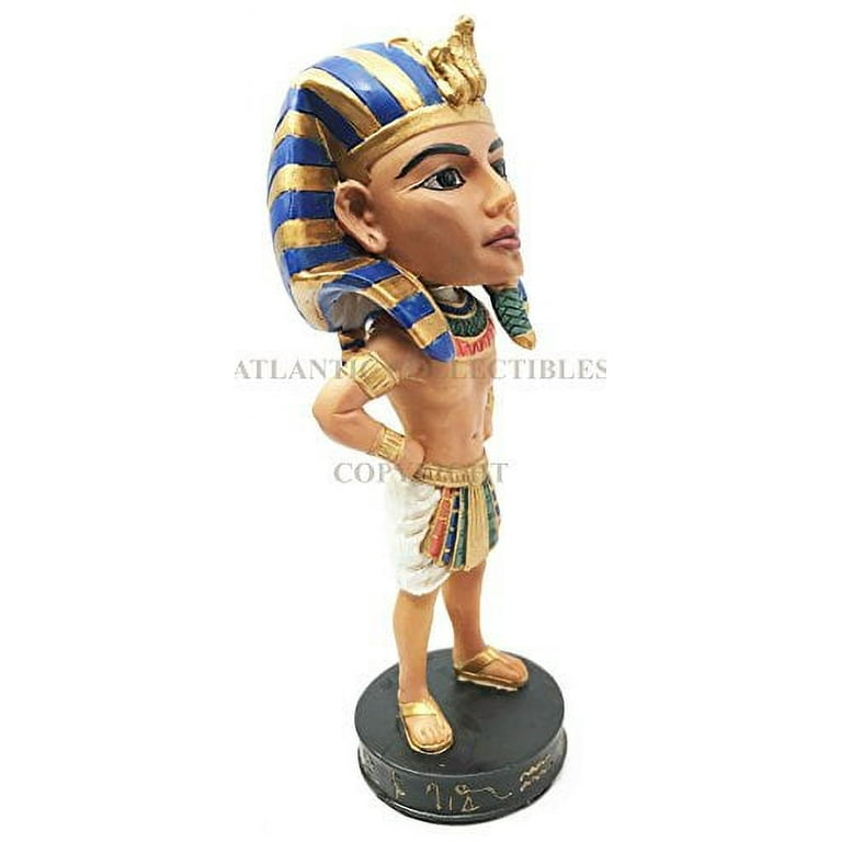 Egyptian dynasty man deity ruler on earth god pharaoh king tut bobblehead figurine egypt toy collectible