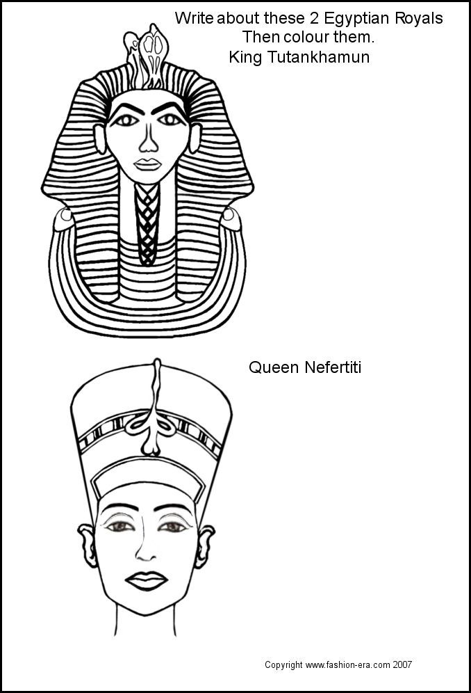 Egypt stencils ancient costume fashion