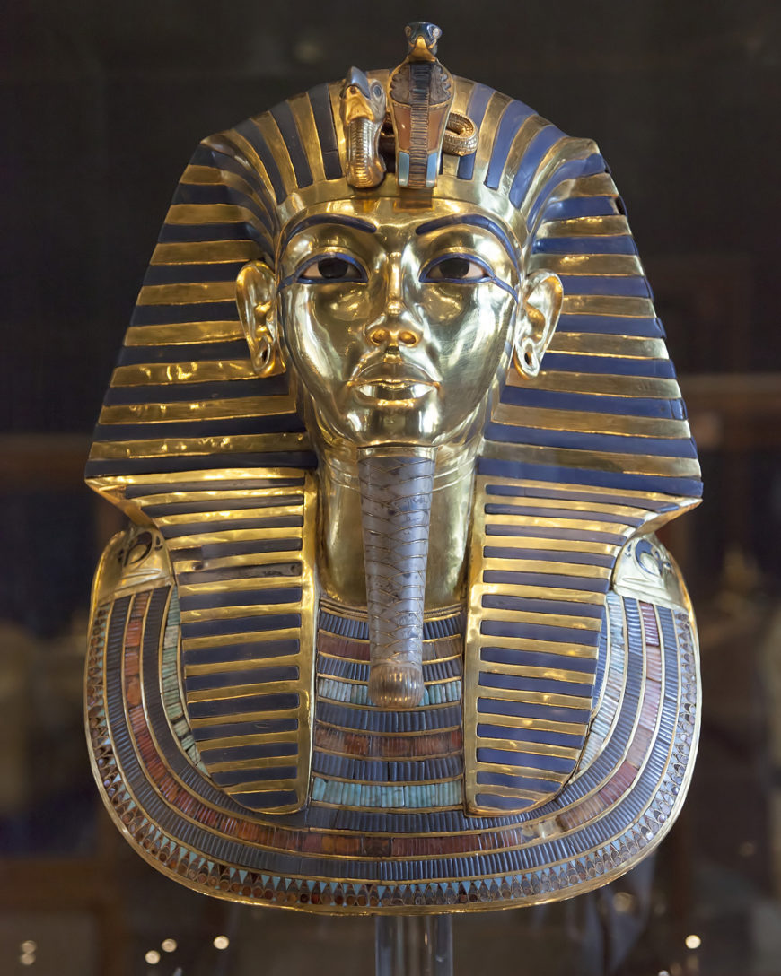 Tutankhamuns tomb innermost coffin and death mask