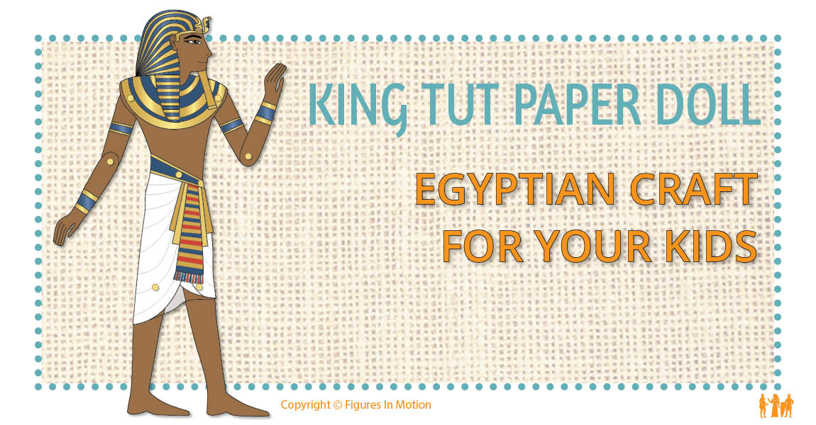 Make a paper doll of king tut