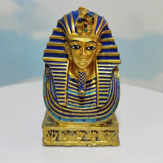 Tutankhamun cleopatra pyramid the powder toy pharaoh action figure coffin mummy dektop ornament toy figure car decoration