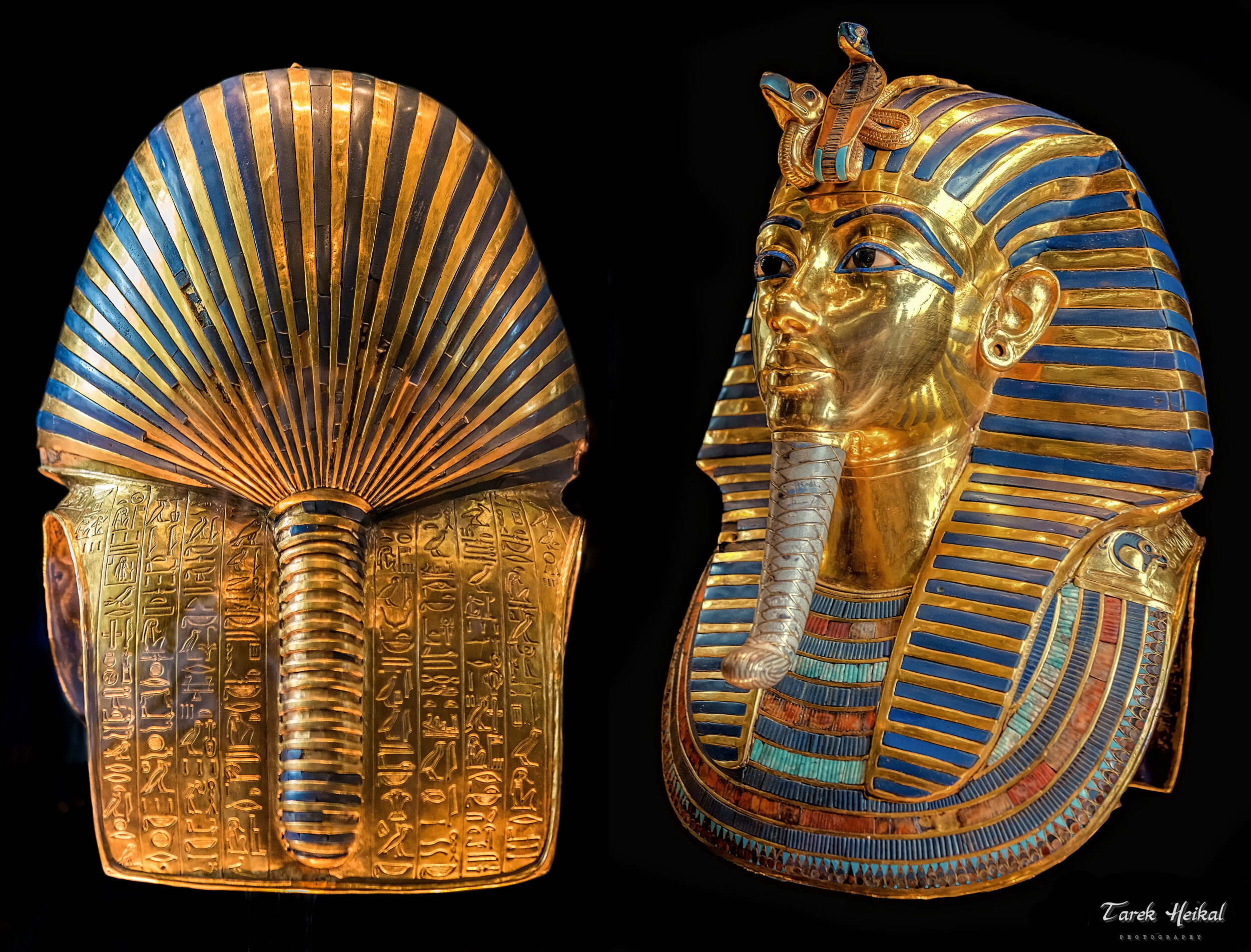 The golden mask of king tutankhamun king tut â aux trois crayons